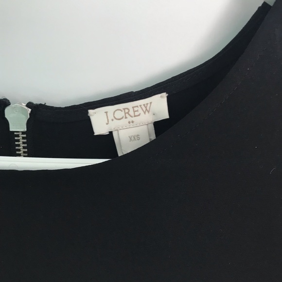 NWT J. Crew Faux Leather Pocket TShirt Dress XXS - Picture 5 of 11